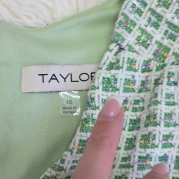 Taylor Green Mutli Color Fit and Flare Mini Dress for Wedding Guest - Picture 4 of 8